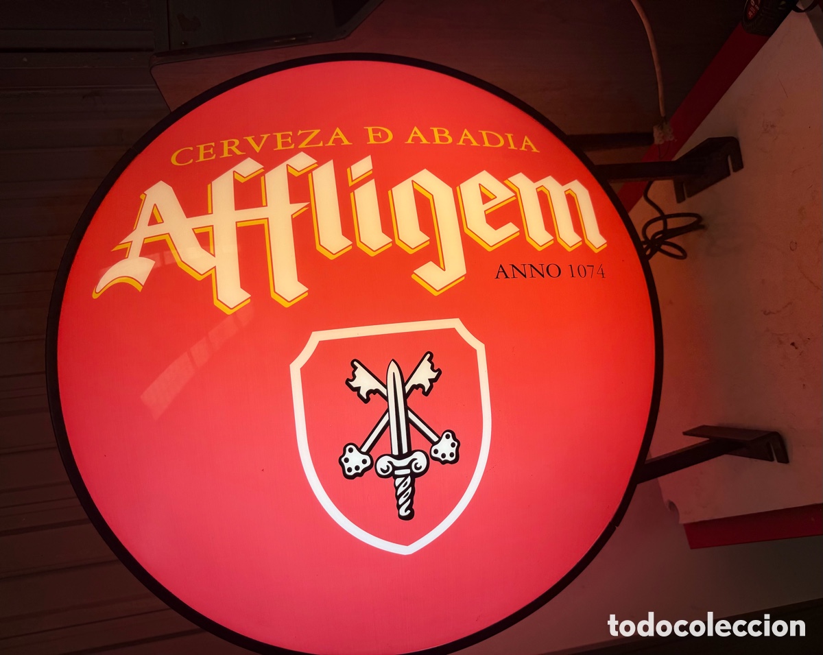 Antig&uuml;edades: R&oacute;tulo Luminoso Cerveza Affligem