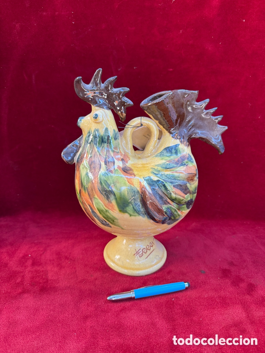 Antiques: Antiguo botijo-Cantir de Miravet,de Ferran Segarra!