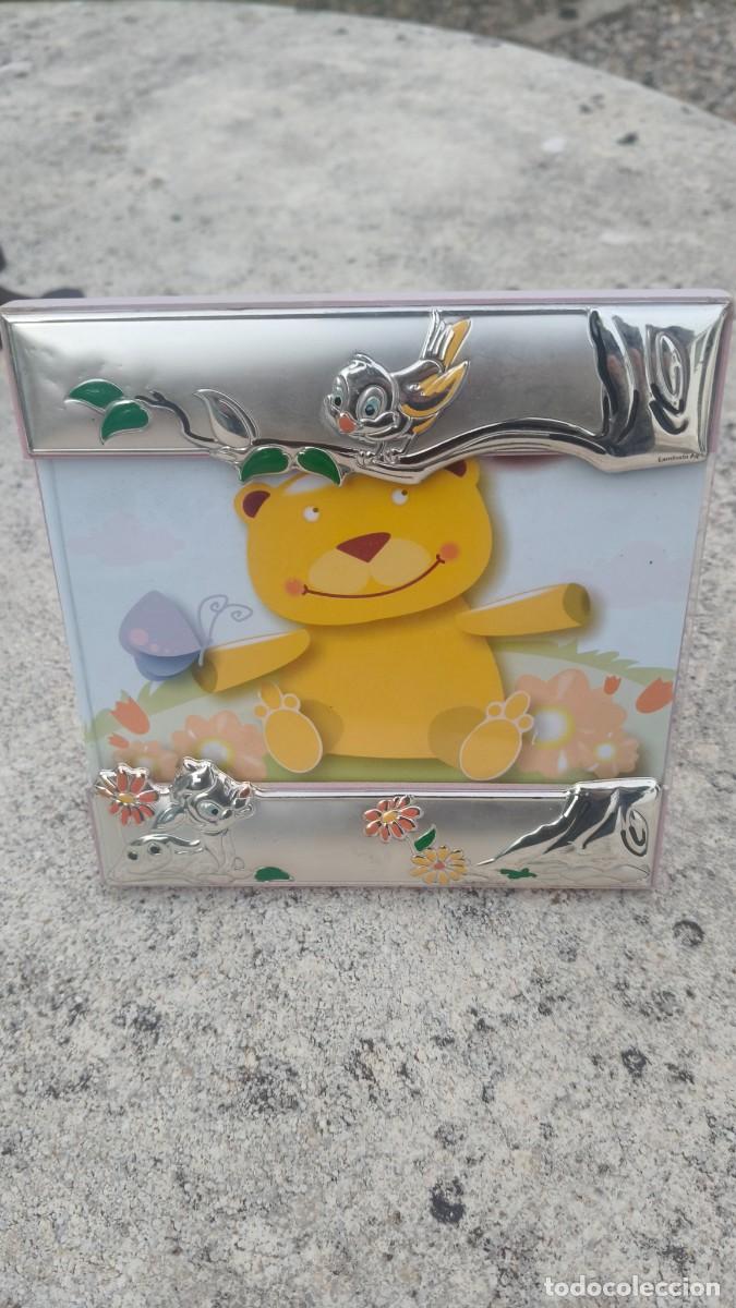 Antig&uuml;edades: Cadre photo enfant neuf argent 925