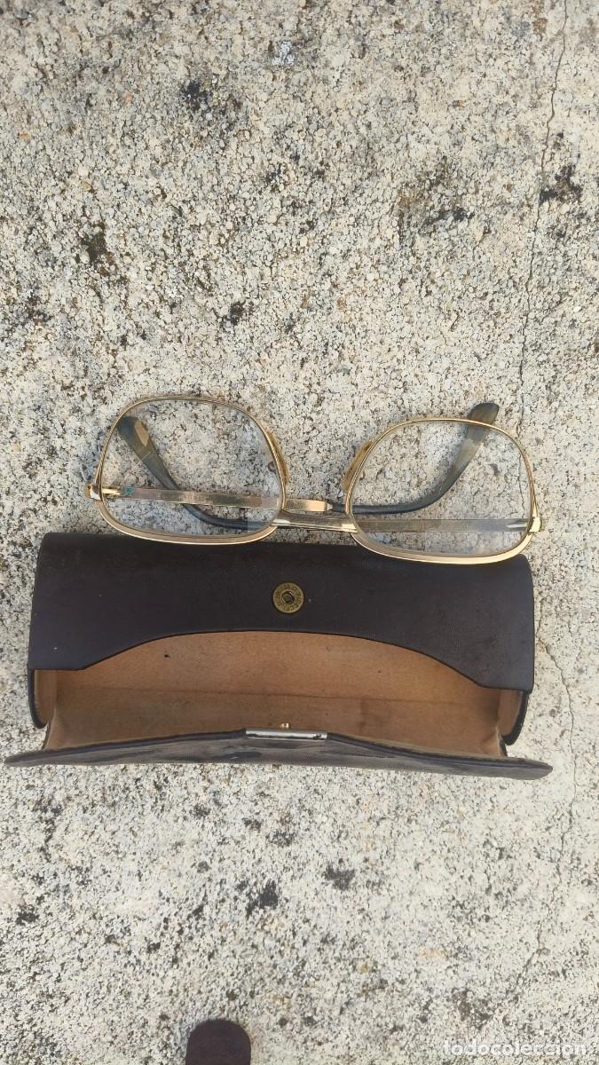 Antiquit&eacute;s: Lunette Jullien jura double or 12k 1960 dans son &eacute;tui