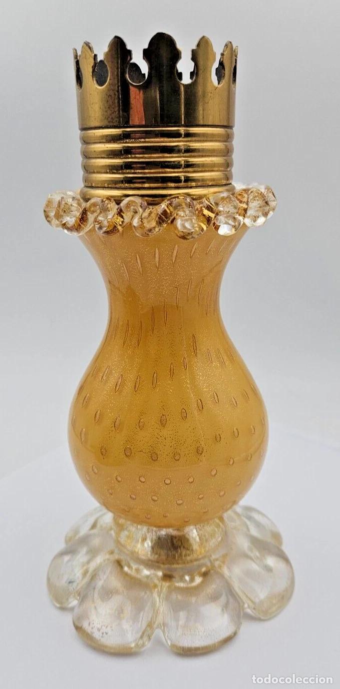 Antiguidades: VINTAGE PIED DE LAMPE STYLE BAROVIER TOSO VERRE SOUFFLE MURANO