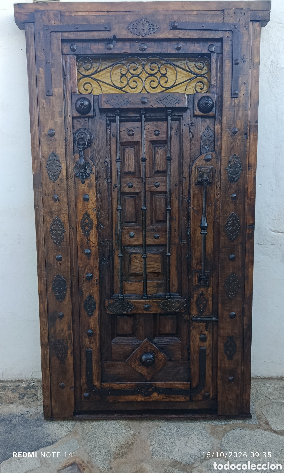 Antig&uuml;edades: Puerta de madera y forja - Foto 5