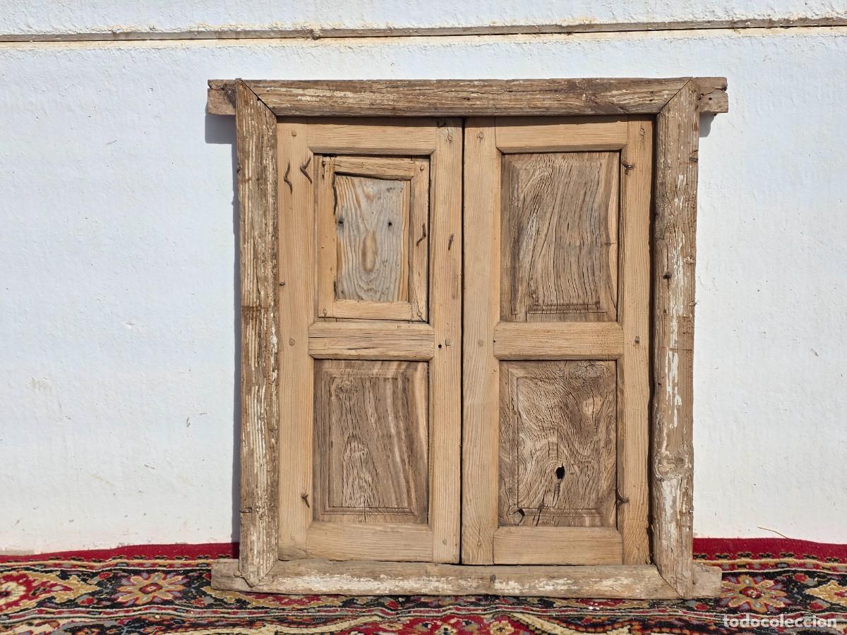 Antig&uuml;edades: Ventana antigua de madera - Foto 2