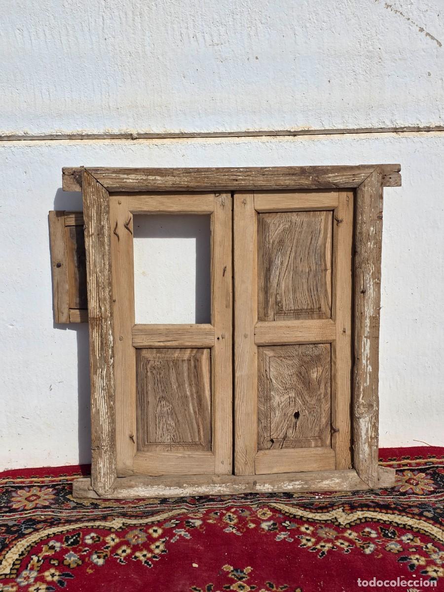 Antig&uuml;edades: Ventana antigua de madera - Foto 3