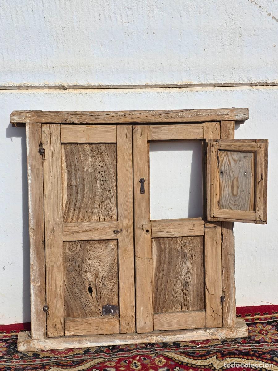 Antig&uuml;edades: Ventana antigua de madera - Foto 6