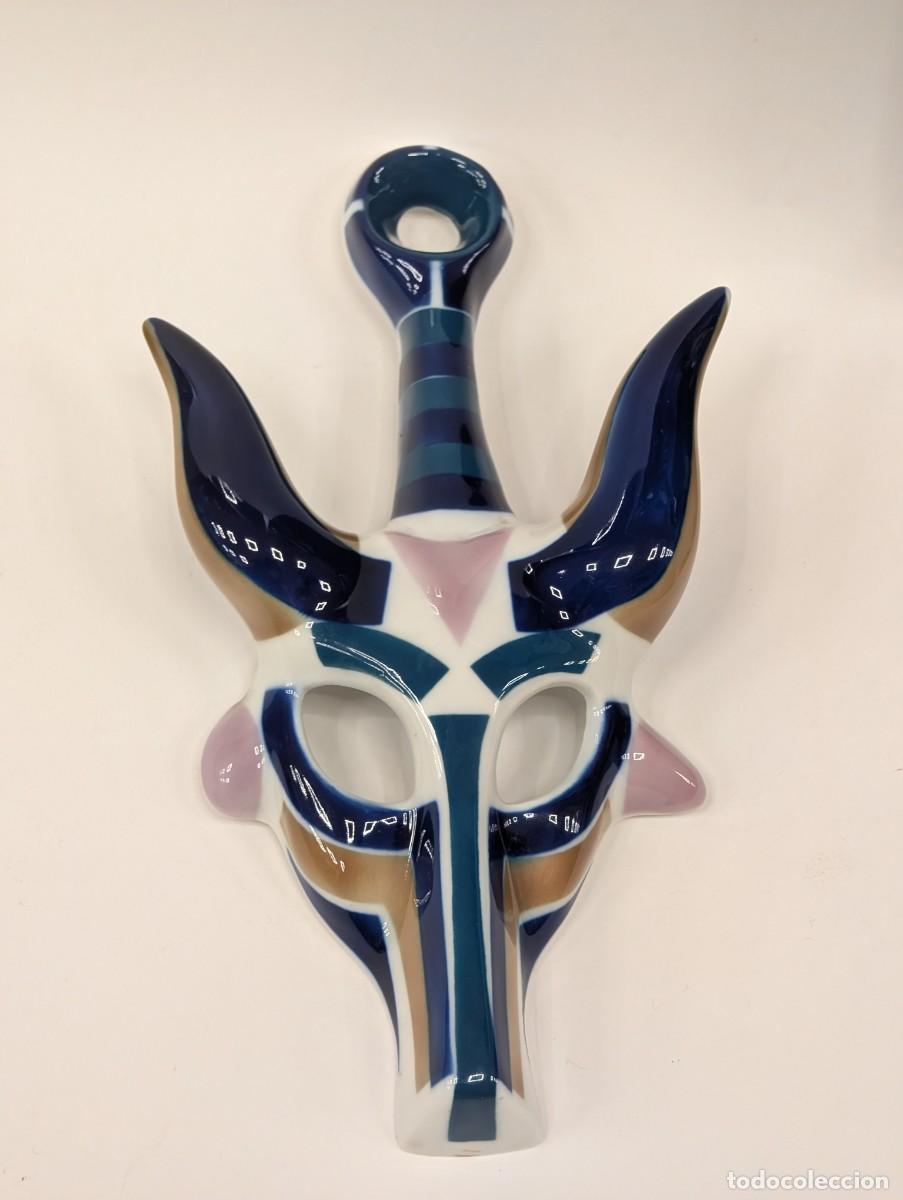 Antiguidades: MASCARA PORCELANA SARGADELOS CARETA N&ordm;3 CORNABERTO