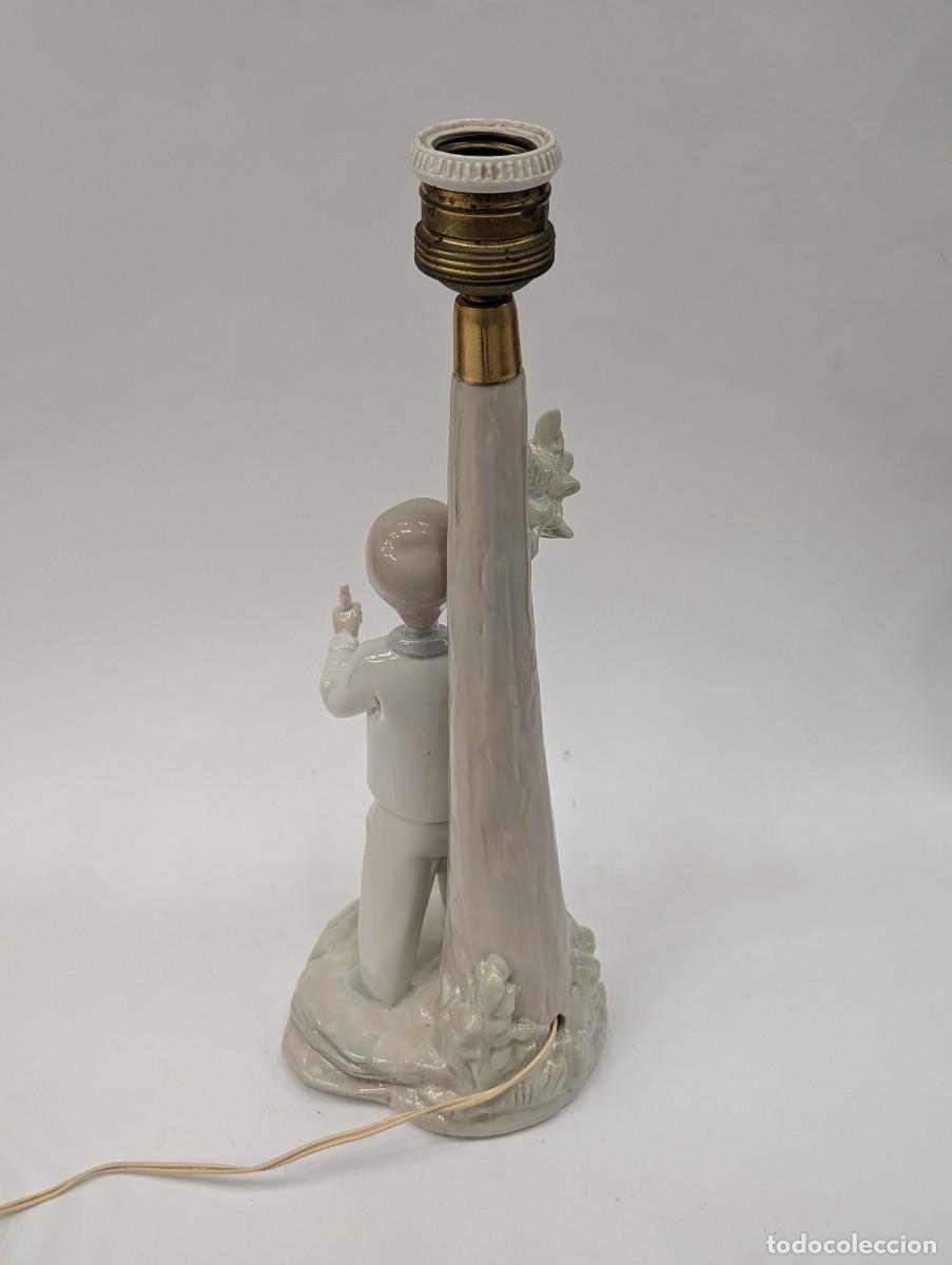 Antig&uuml;edades: PIE DE LAMPARA ESTILO LLADRO - Foto 6