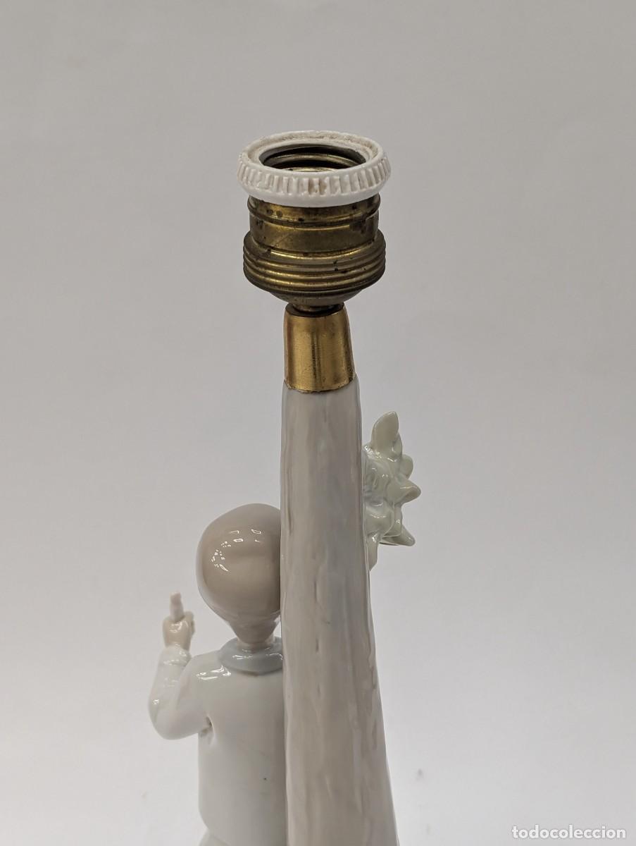 Antig&uuml;edades: PIE DE LAMPARA ESTILO LLADRO - Foto 9