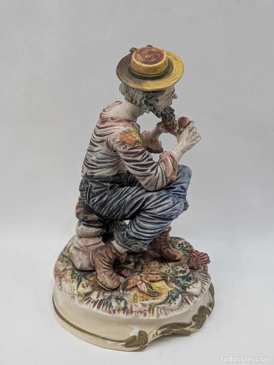 Antig&uuml;edades: FIGURA PESCADOR - CAPODIMONTE - Foto 5
