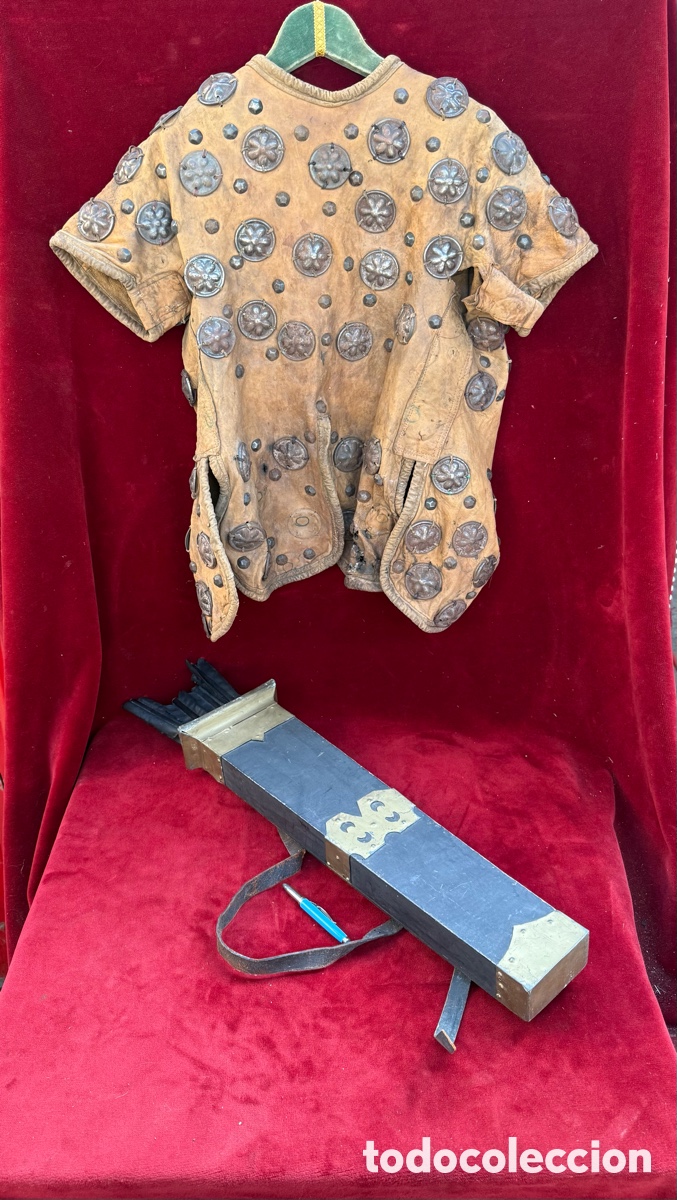 Antig&uuml;edades: Antiguo conjunto,vestimenta de guererro Romano! - Foto 4