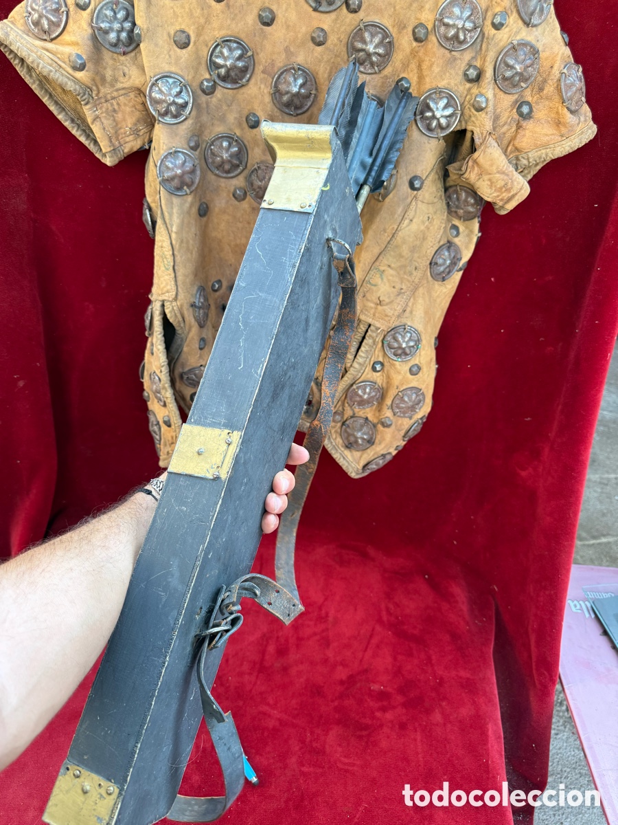 Antig&uuml;edades: Antiguo conjunto,vestimenta de guererro Romano! - Foto 5