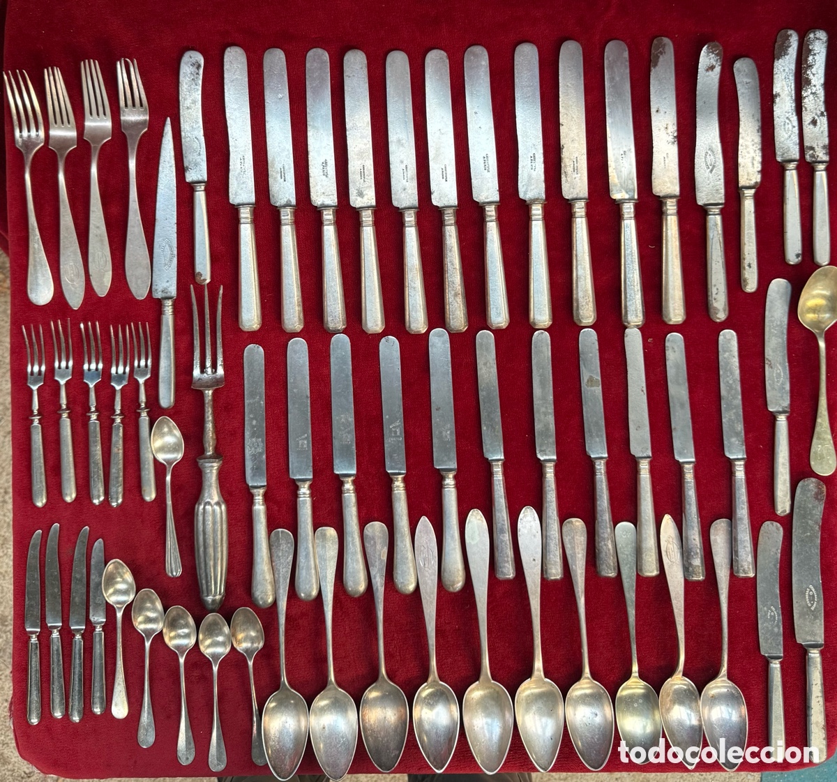 Antig&uuml;edades: Gran lote de cubiertos antiguos! - Foto 2