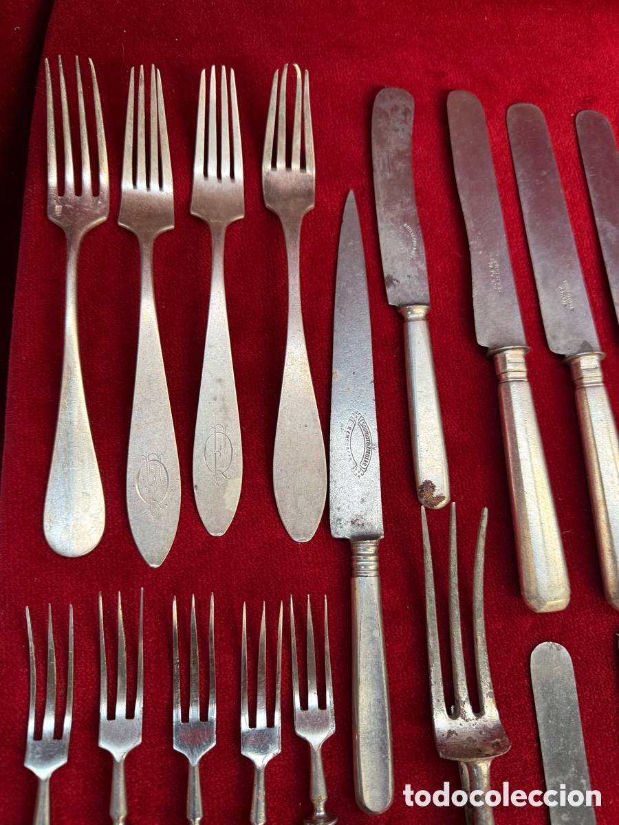 Antig&uuml;edades: Gran lote de cubiertos antiguos! - Foto 3