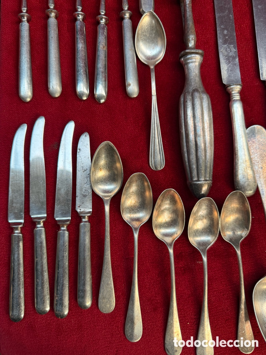 Antig&uuml;edades: Gran lote de cubiertos antiguos! - Foto 4