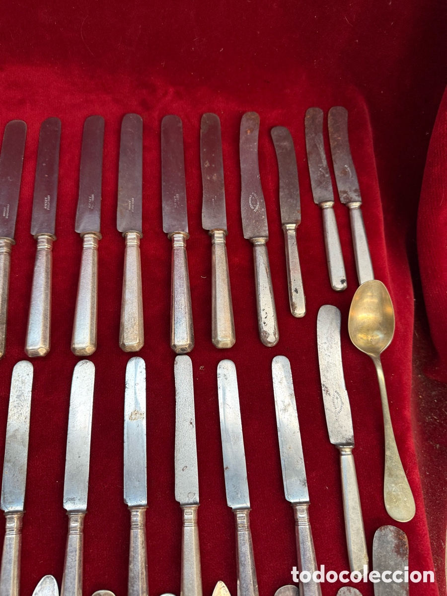 Antig&uuml;edades: Gran lote de cubiertos antiguos! - Foto 7