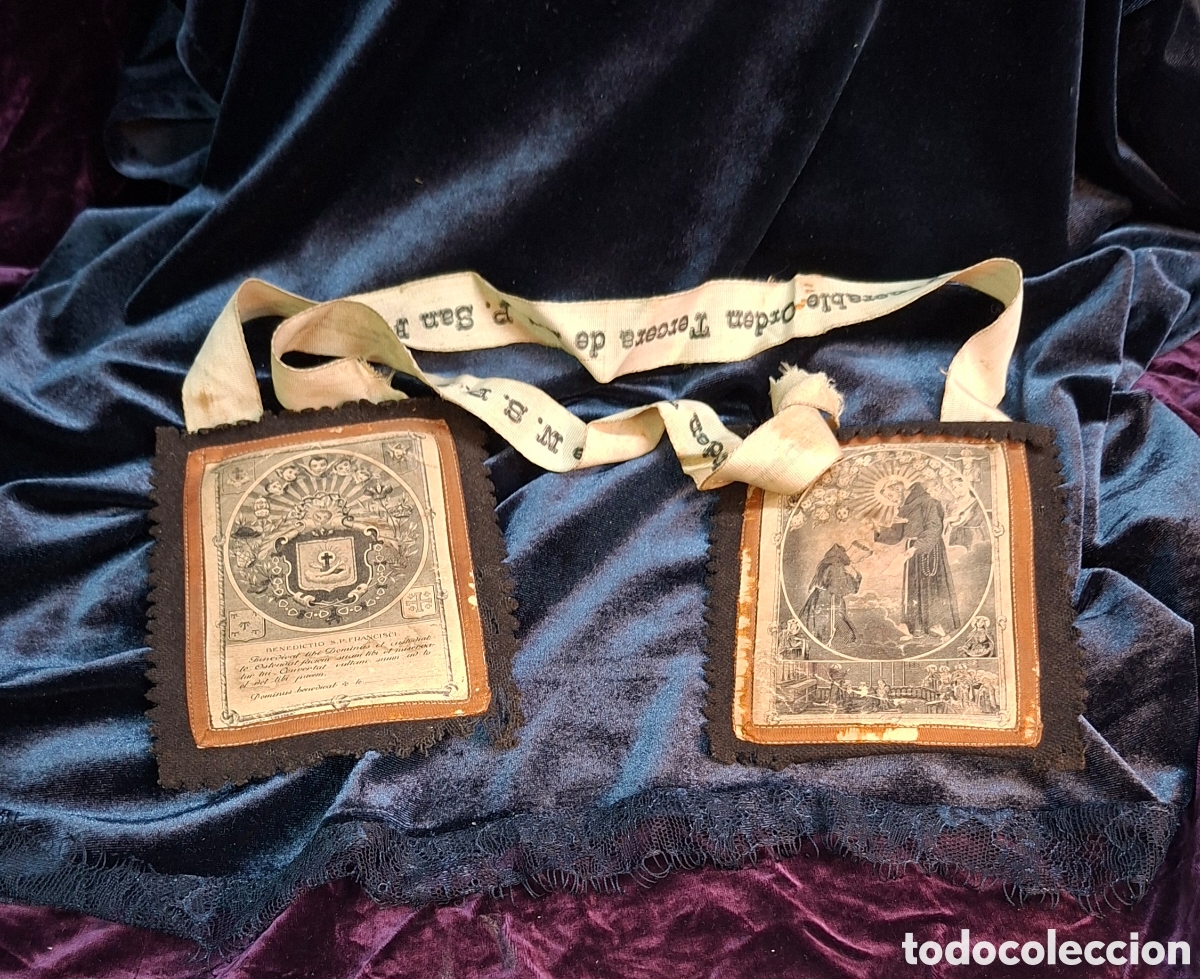Antig&uuml;edades: Escapularios antiguos (Siglo XIX) - Foto 2