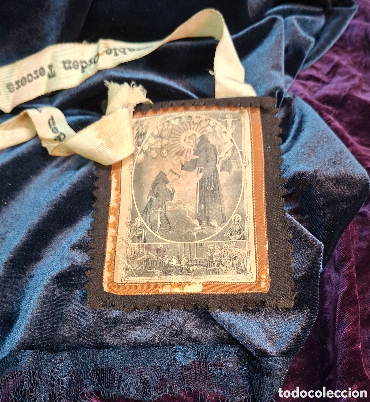Antig&uuml;edades: Escapularios antiguos (Siglo XIX) - Foto 3