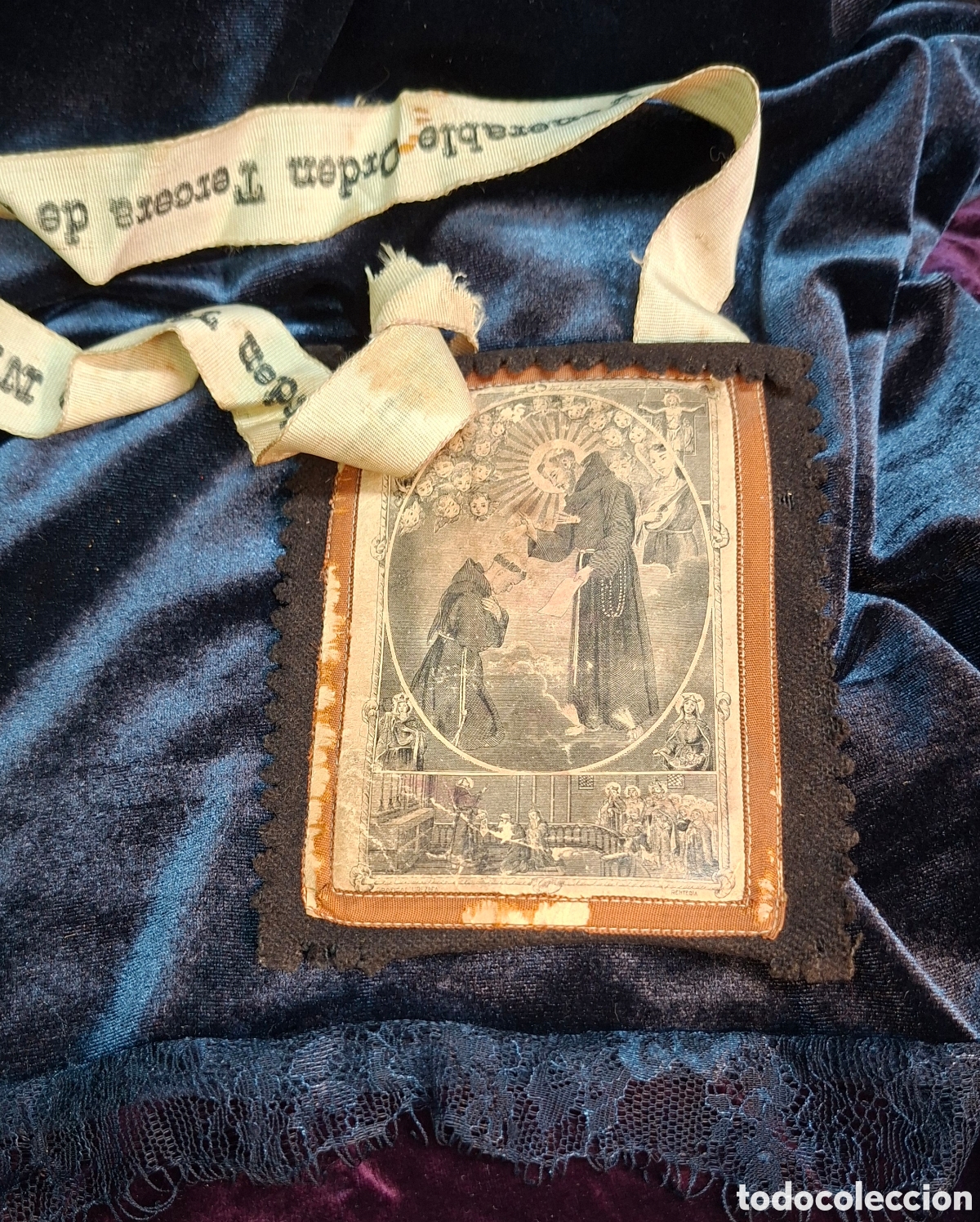 Antig&uuml;edades: Escapularios antiguos (Siglo XIX) - Foto 4