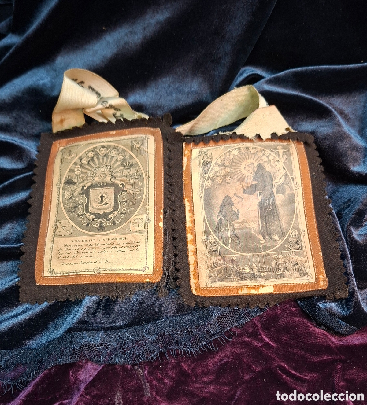 Antig&uuml;edades: Escapularios antiguos (Siglo XIX) - Foto 6