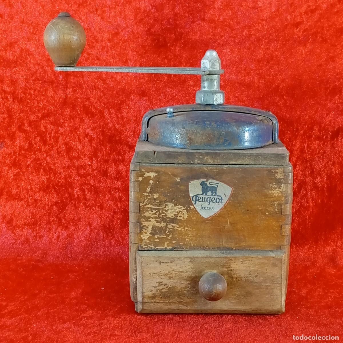 Antiquit&eacute;s: PRECIOSO MOLINILLO DE CAF&Eacute; - PEUGOT - FR&Egrave;RES - MARCA DE AUTOMOVILES - PUBLICITARIO - ORIGINAL