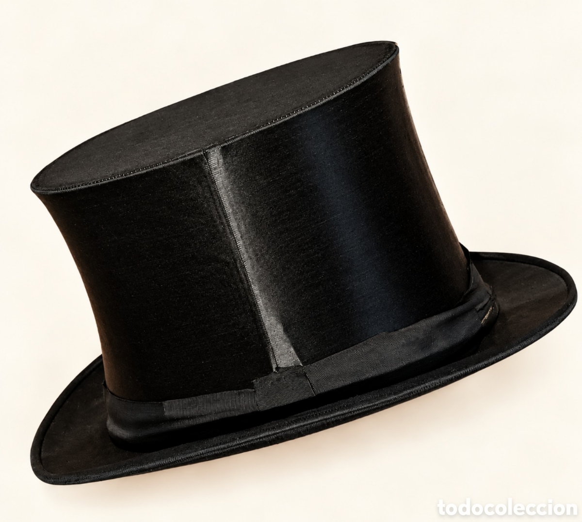 Antig&uuml;edades: Sombrero de la Deutsche Industrie Alemania plegable Victoriano calidad lujo