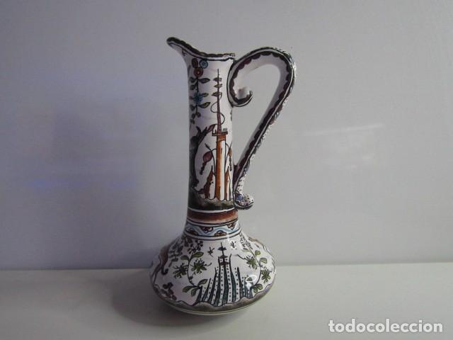 Antiques: JARRA PICHEL CER&Aacute;MICA ESTRELA DE CON&Iacute;MBRIGA (PORTUGAL). PINTADA A MANO POR MONTEIRO. ESTILO S. XVII.