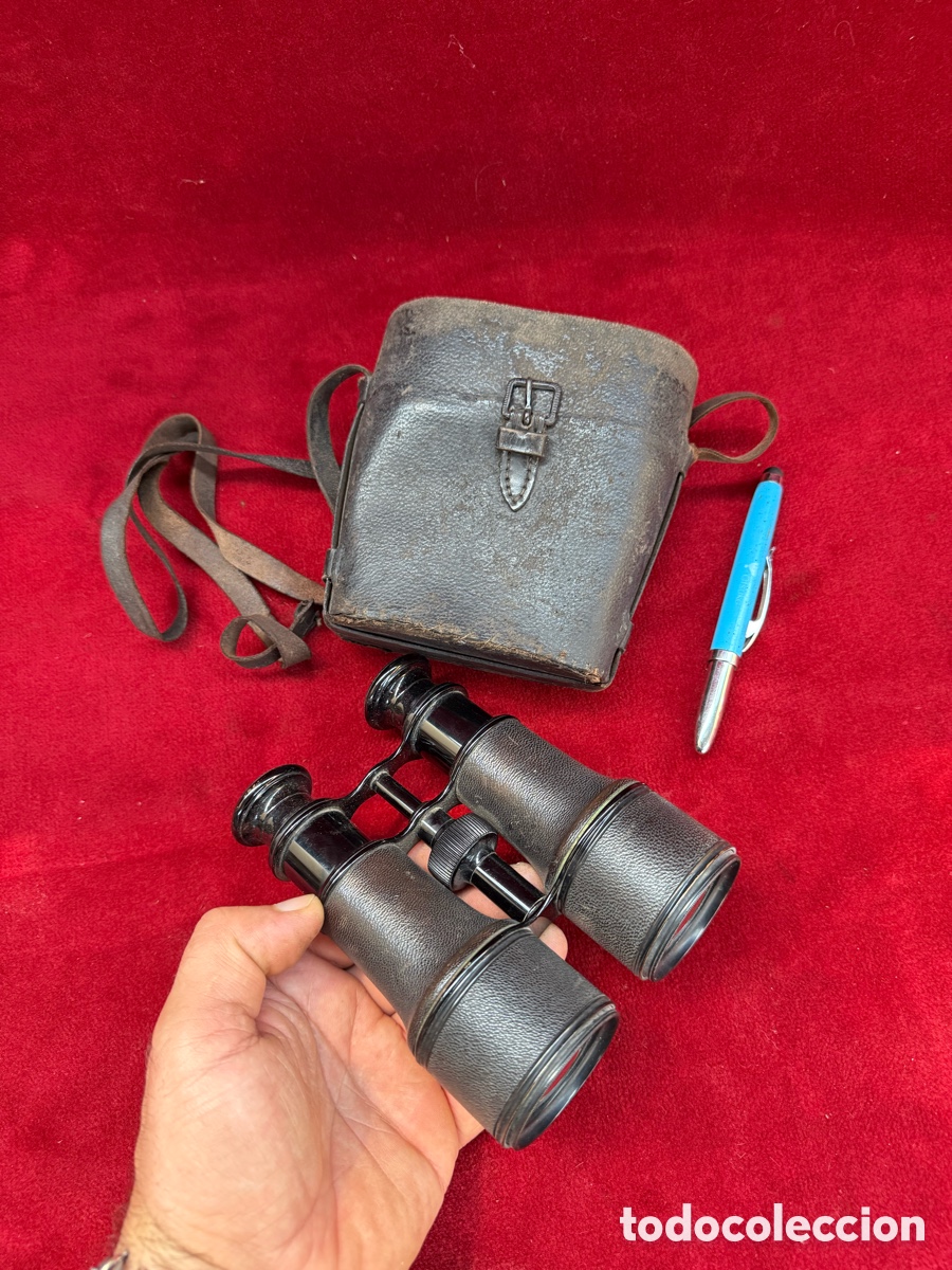 Antiquit&eacute;s: Antiguo binoculares militares de laton!