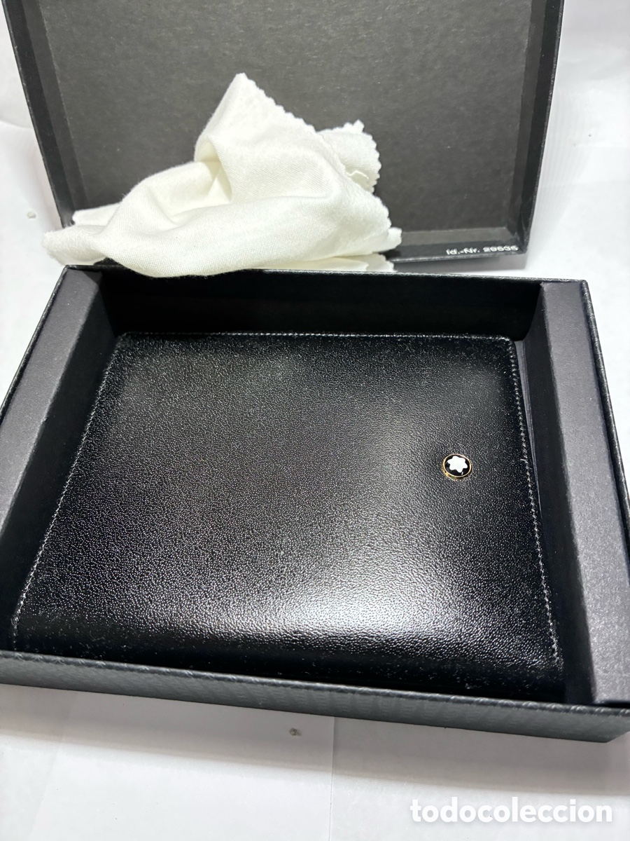 Antig&uuml;edades: Cartera Tarjetero Montblanc nueva en su caja