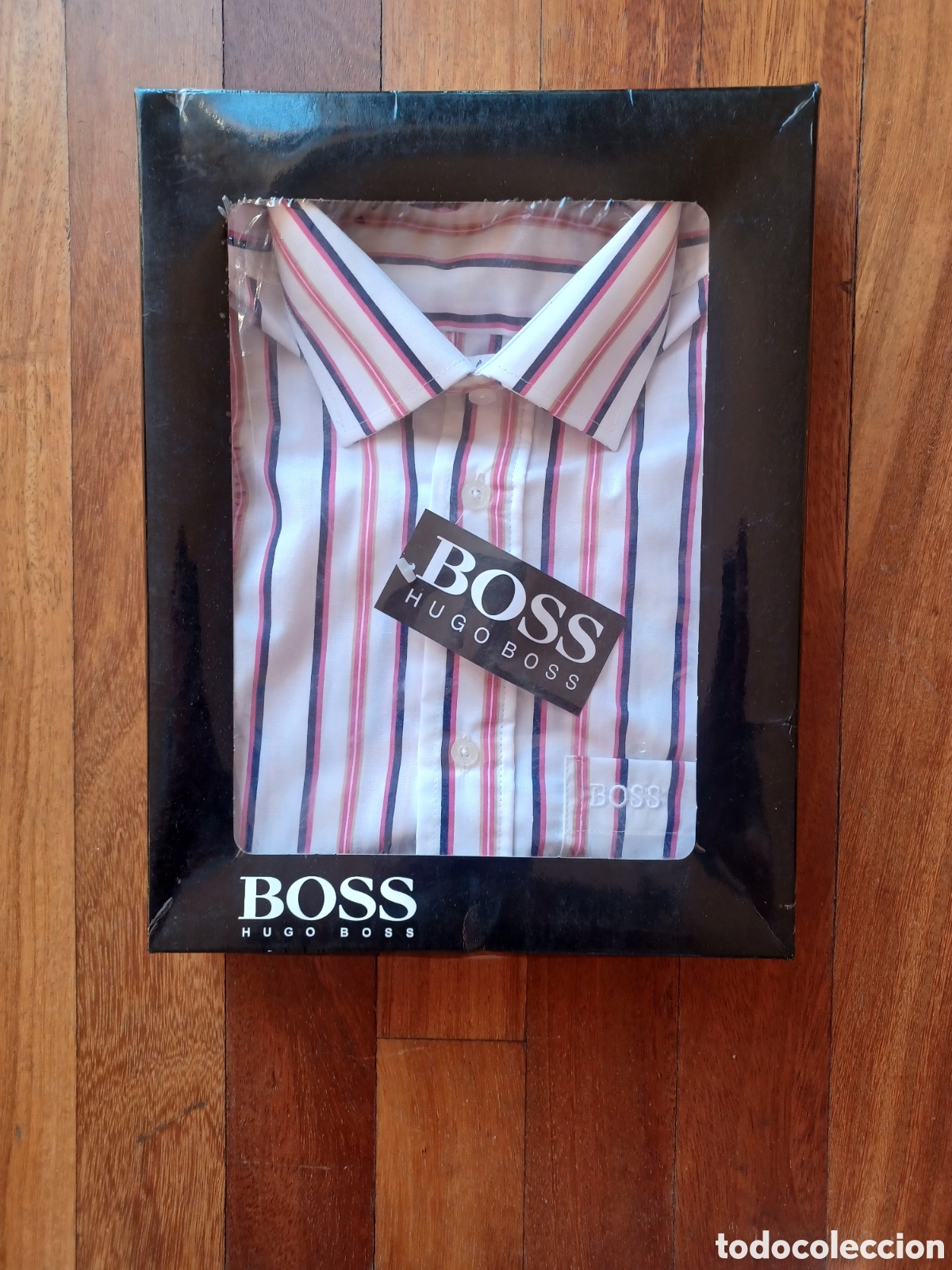 Antig&uuml;edades: Pieza de Colecci&oacute;n: Camisa Vintage Hugo Boss (L&iacute;nea Boss Orange) Manga Corta - Talla L