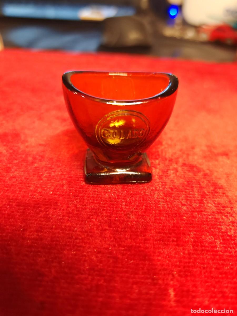 Antiques: lava ojos de vidrio marca collado farmacia lavaojos