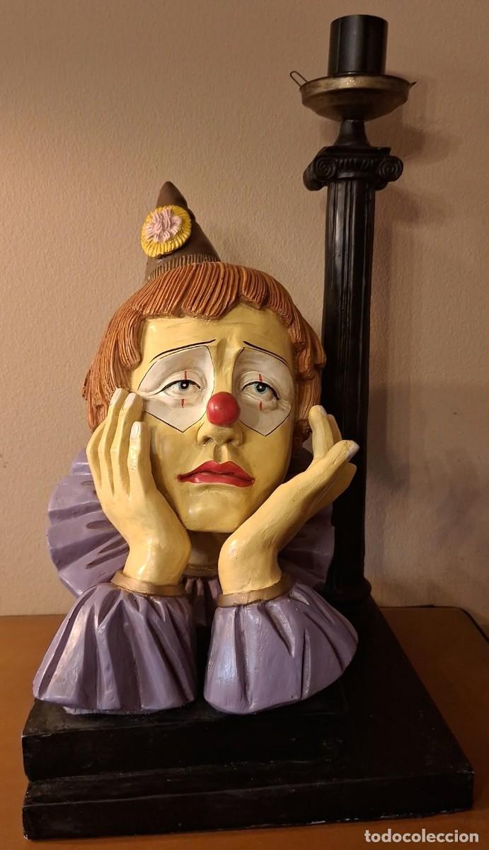 Antiquit&eacute;s: Gran Busto Payaso Clown Pierrot