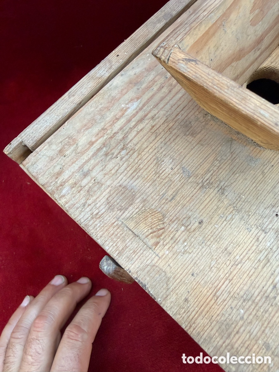 Antig&uuml;edades: Antiguo sorteador,madera con bolas de dos colores! - Foto 7