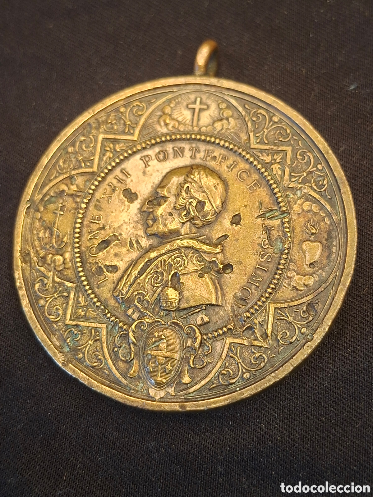 Antiquit&eacute;s: medalla leon xiii basilica de san pedro en roma. MTC5