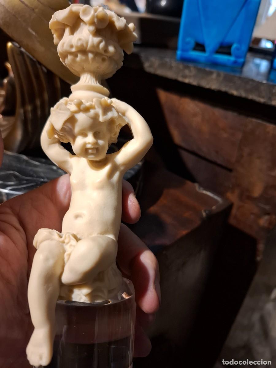 Antig&uuml;edades: ANGELOTES DE PASTA SOBRE BASE DE METACRILATO - Foto 3