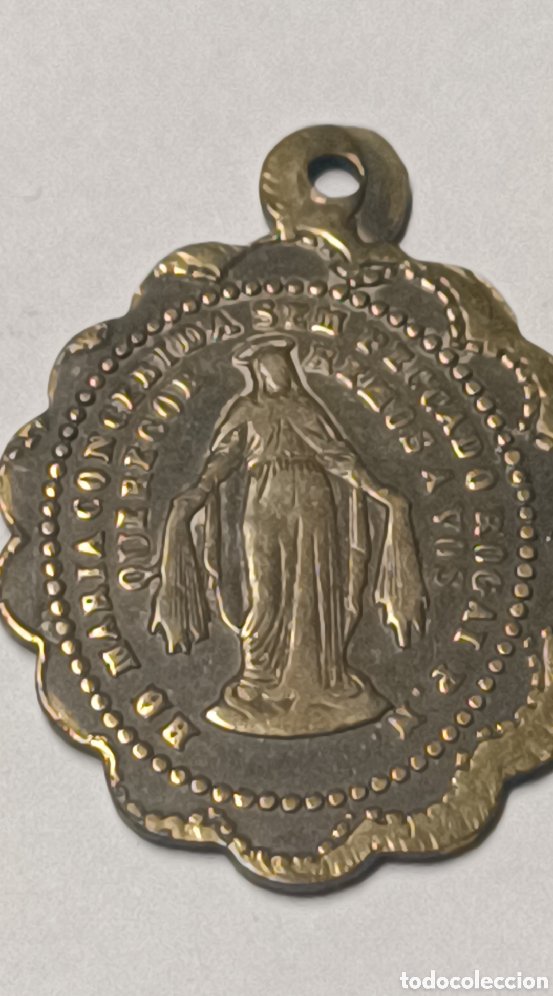 Antiquit&eacute;s: Medalla, milagrosa nuestra se&ntilde;ora de las gracias