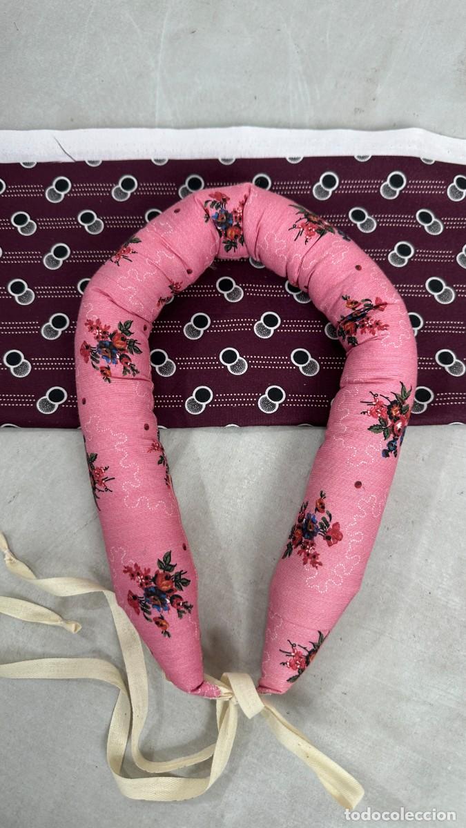Antiguidades: Almadeta o rulo de percal rosa