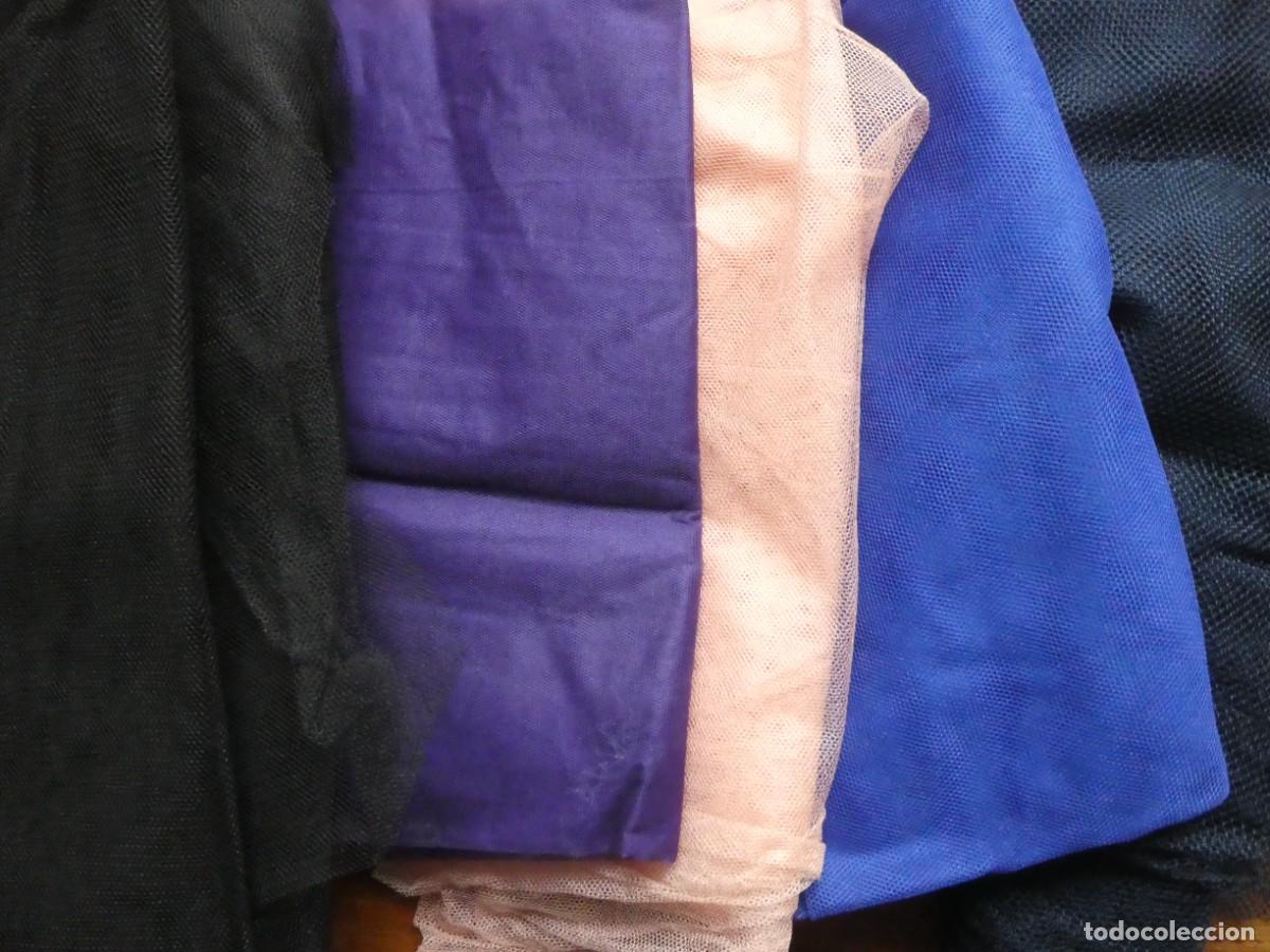 Antiguidades: LOTE DE TUL DE COLORES A&Ntilde;OS 50