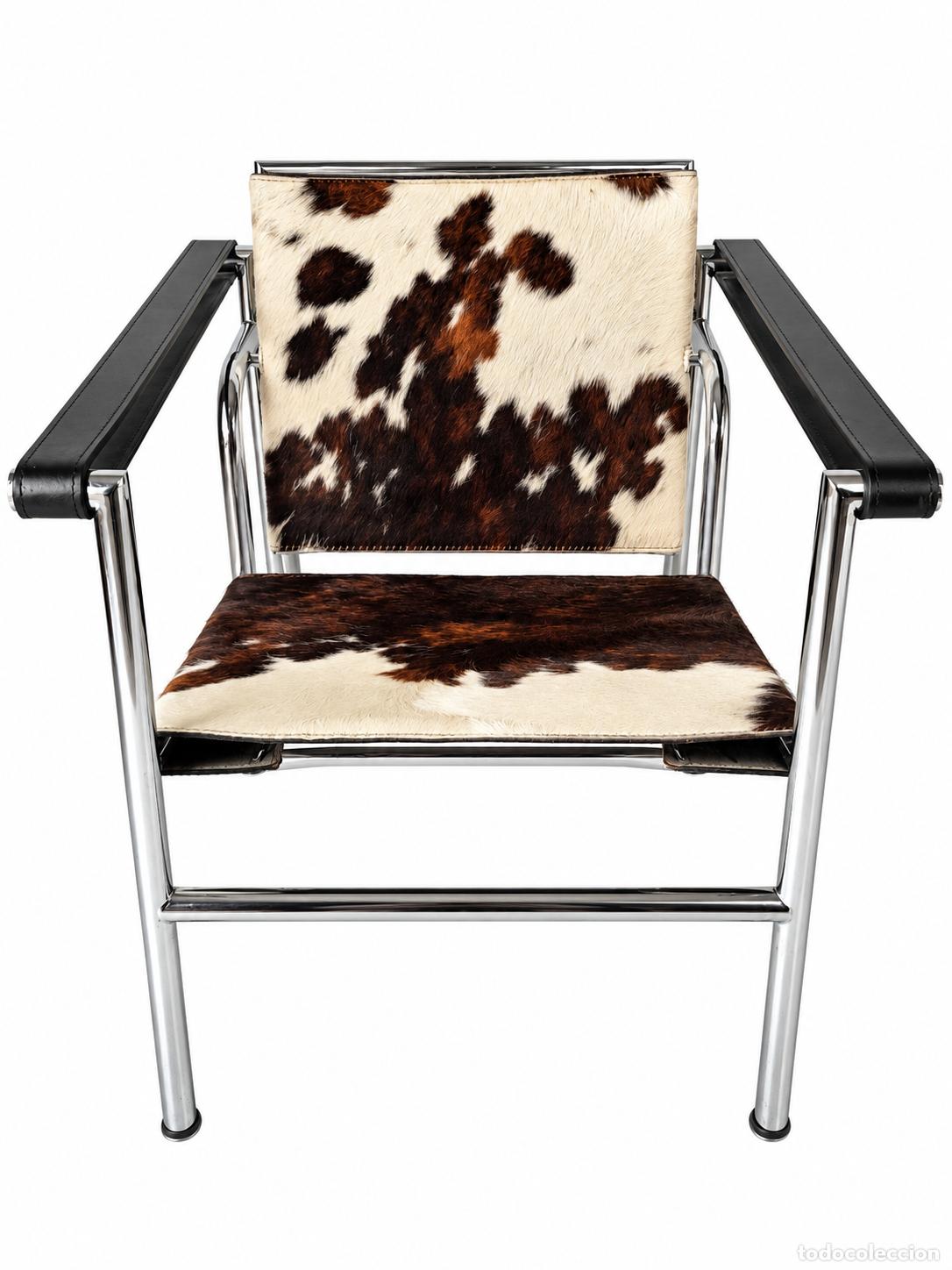 Antiques: Le Corbusier, Pierre Jeanneret y Charlotte Perriand - Silla LC1 - A&ntilde;os 1980-2000