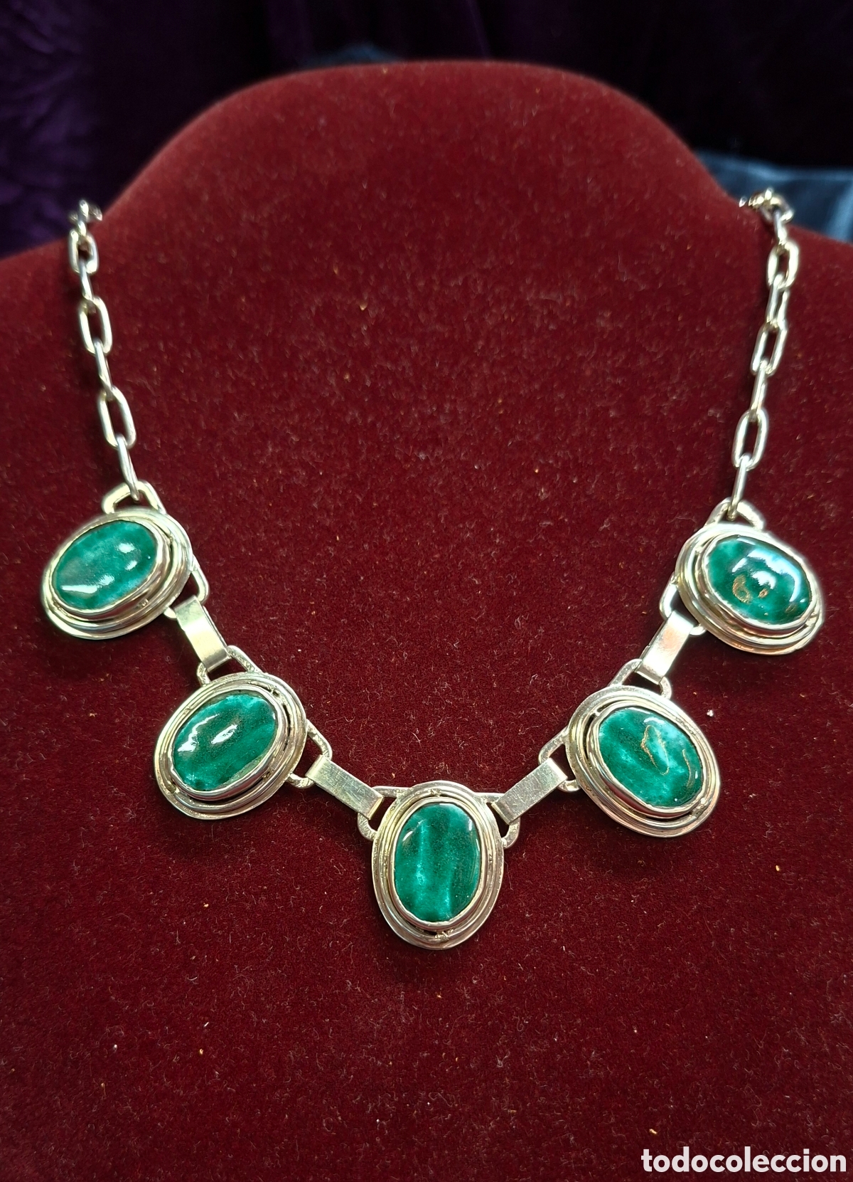 Antig&uuml;edades: COLLAR DE PLATA DEL SIGLO XX - Foto 6