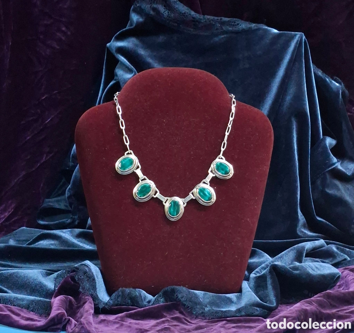 Antig&uuml;edades: COLLAR DE PLATA DEL SIGLO XX - Foto 7