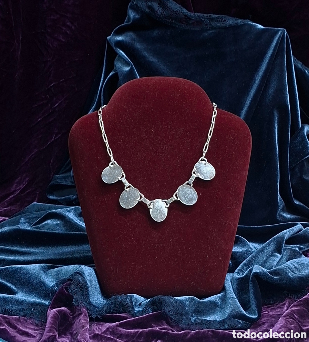 Antig&uuml;edades: COLLAR DE PLATA DEL SIGLO XX - Foto 10