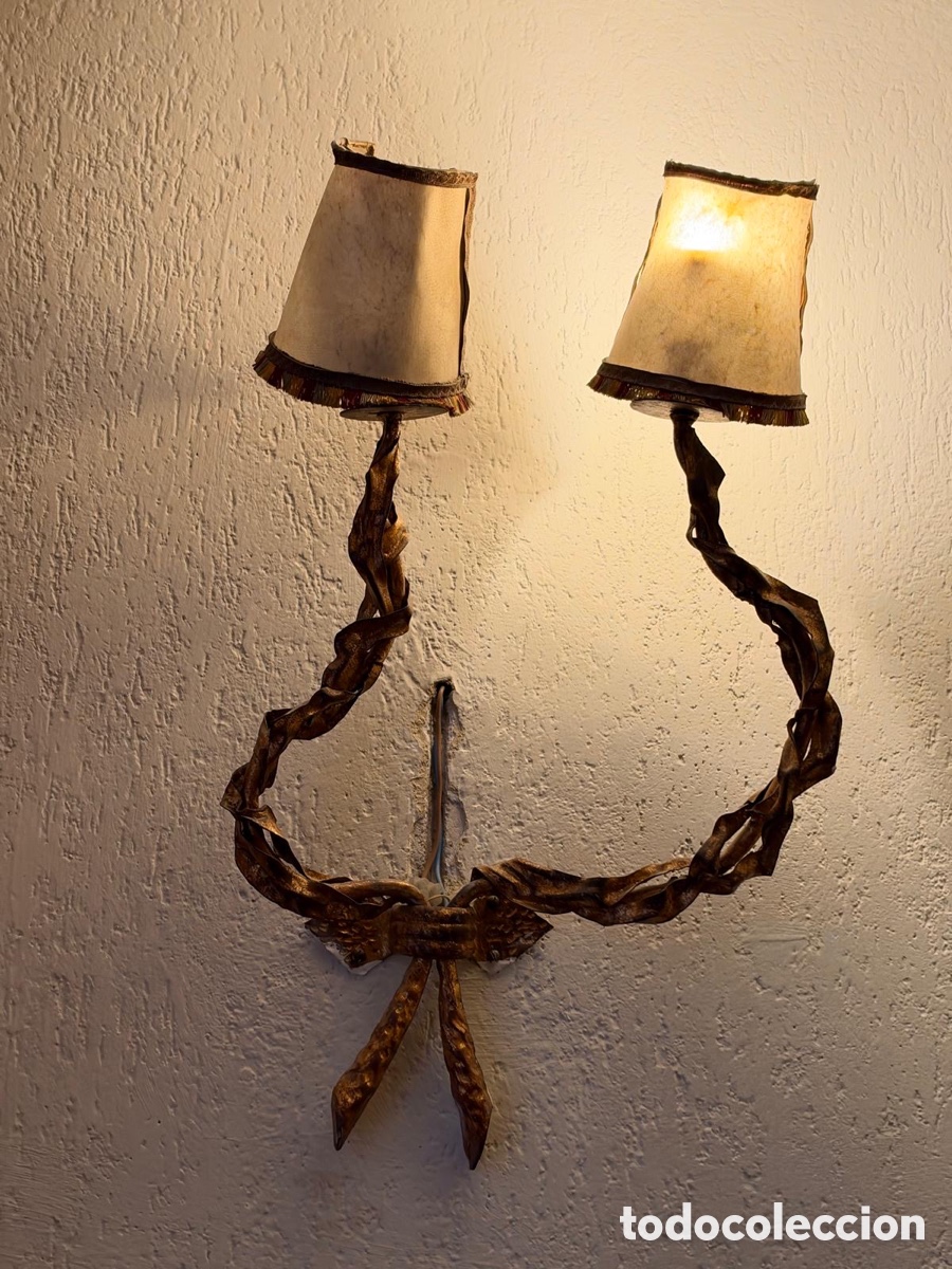 Antig&uuml;edades: Apliques de pared de bronce - Foto 3