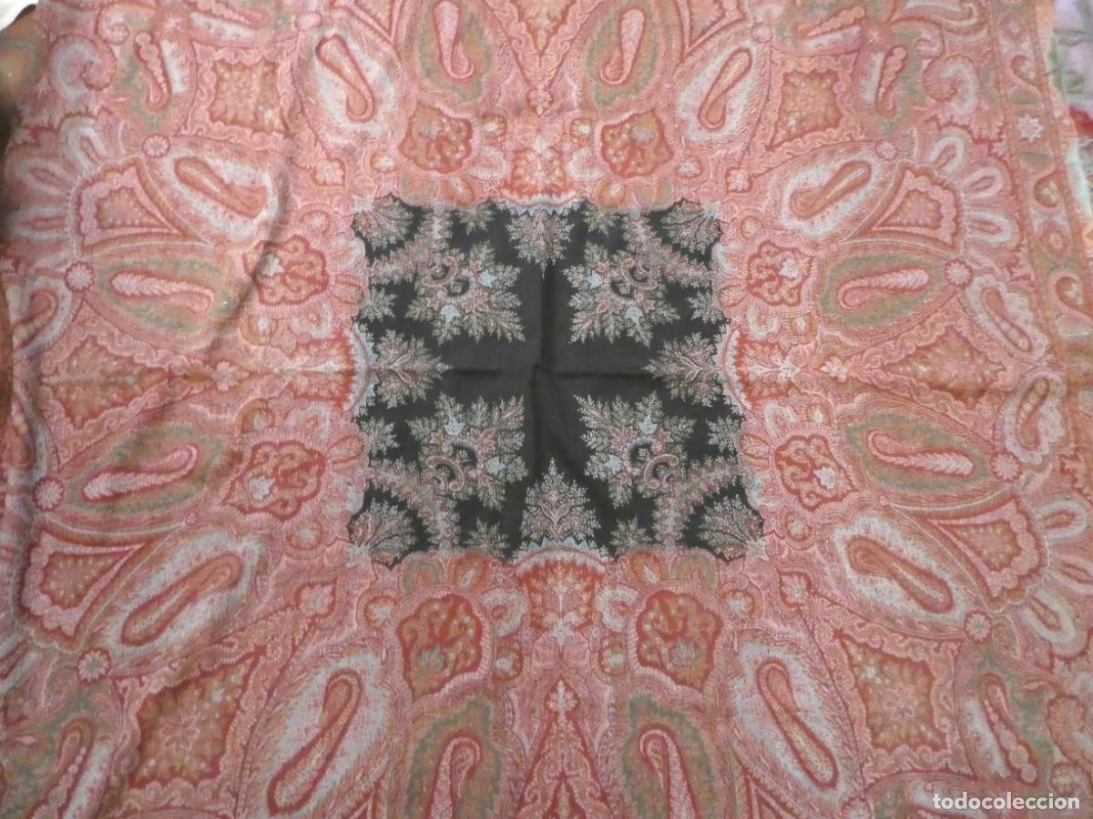 Antig&uuml;edades: ANTIGUO MANT&Oacute;N DE CACHEMIR S.XIX - Foto 5