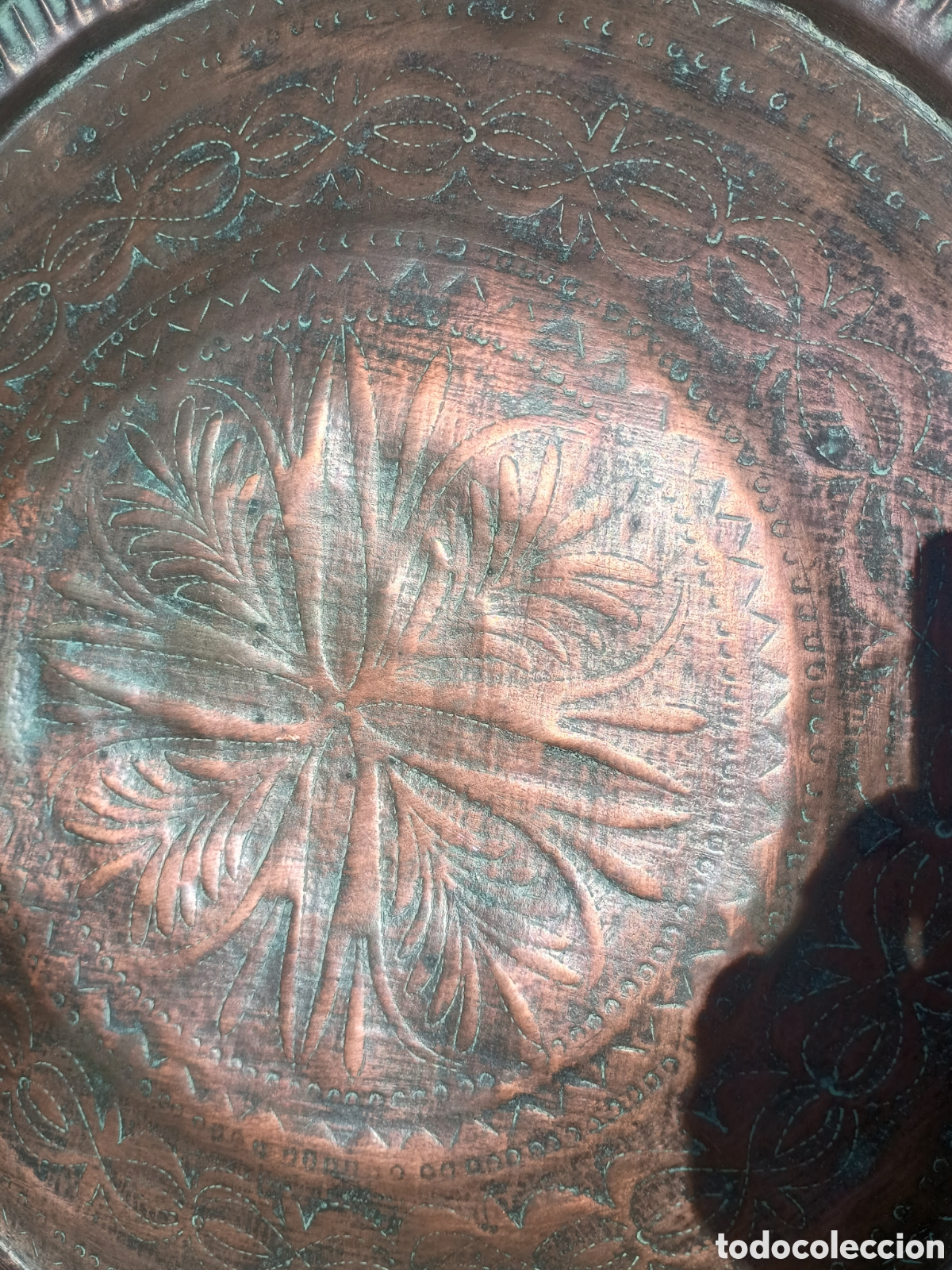 Antig&uuml;edades: Bandeja Persa de cobre - Foto 3