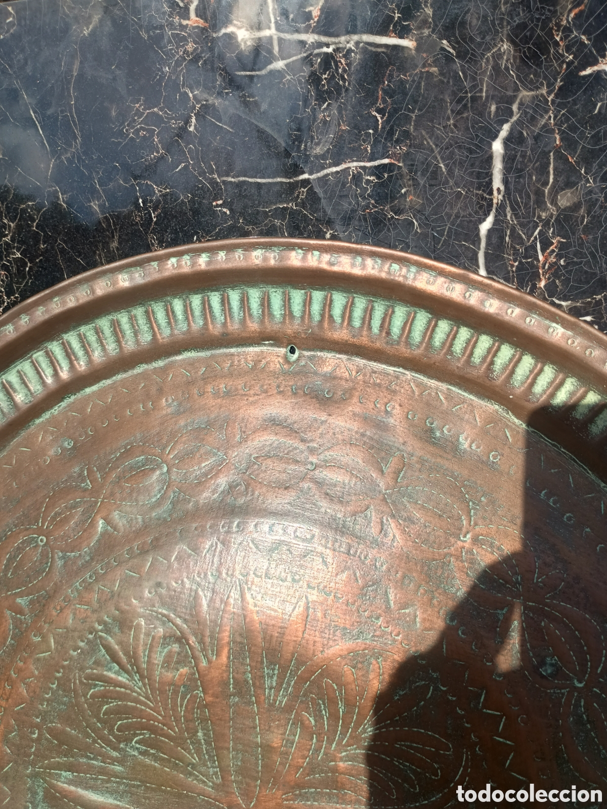 Antig&uuml;edades: Bandeja Persa de cobre - Foto 4