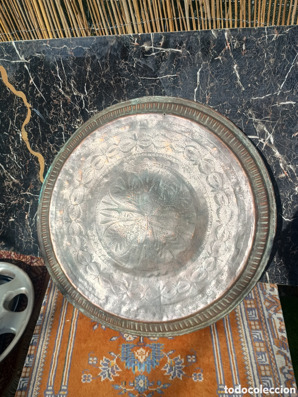 Antig&uuml;edades: Bandeja Persa de cobre - Foto 5