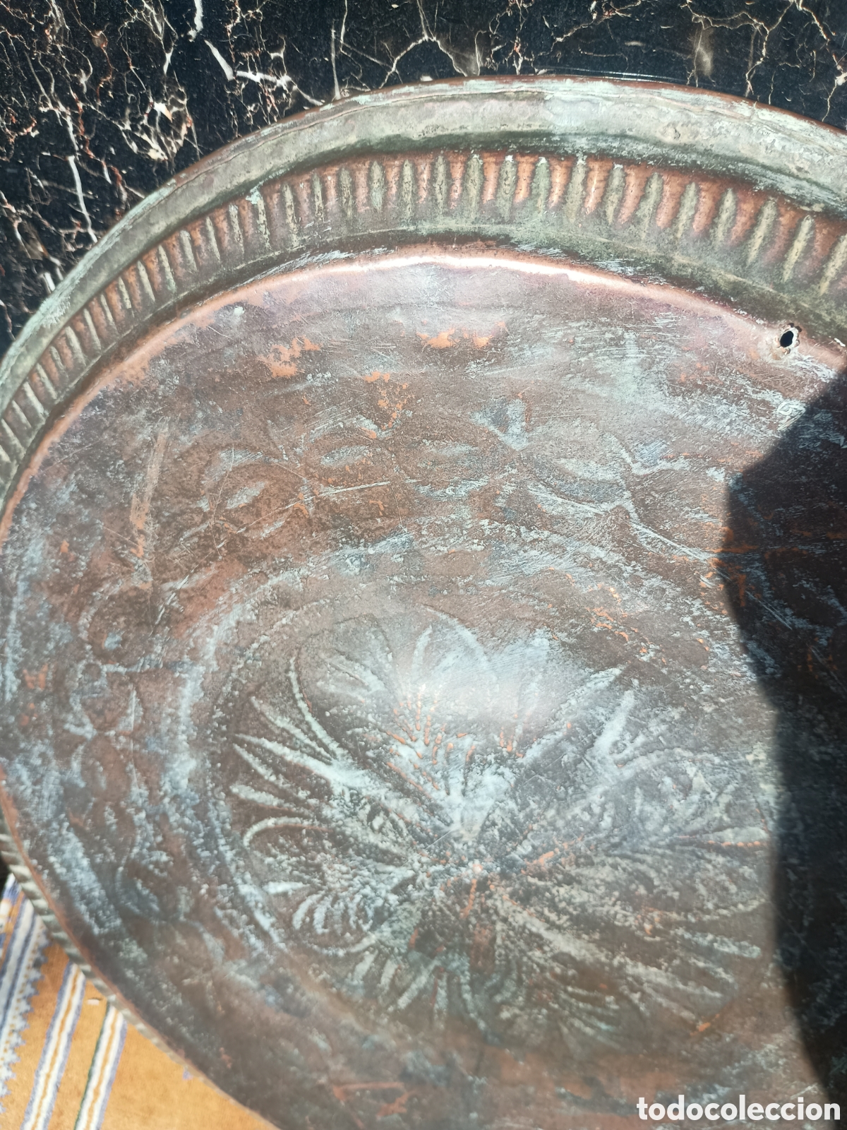 Antig&uuml;edades: Bandeja Persa de cobre - Foto 7