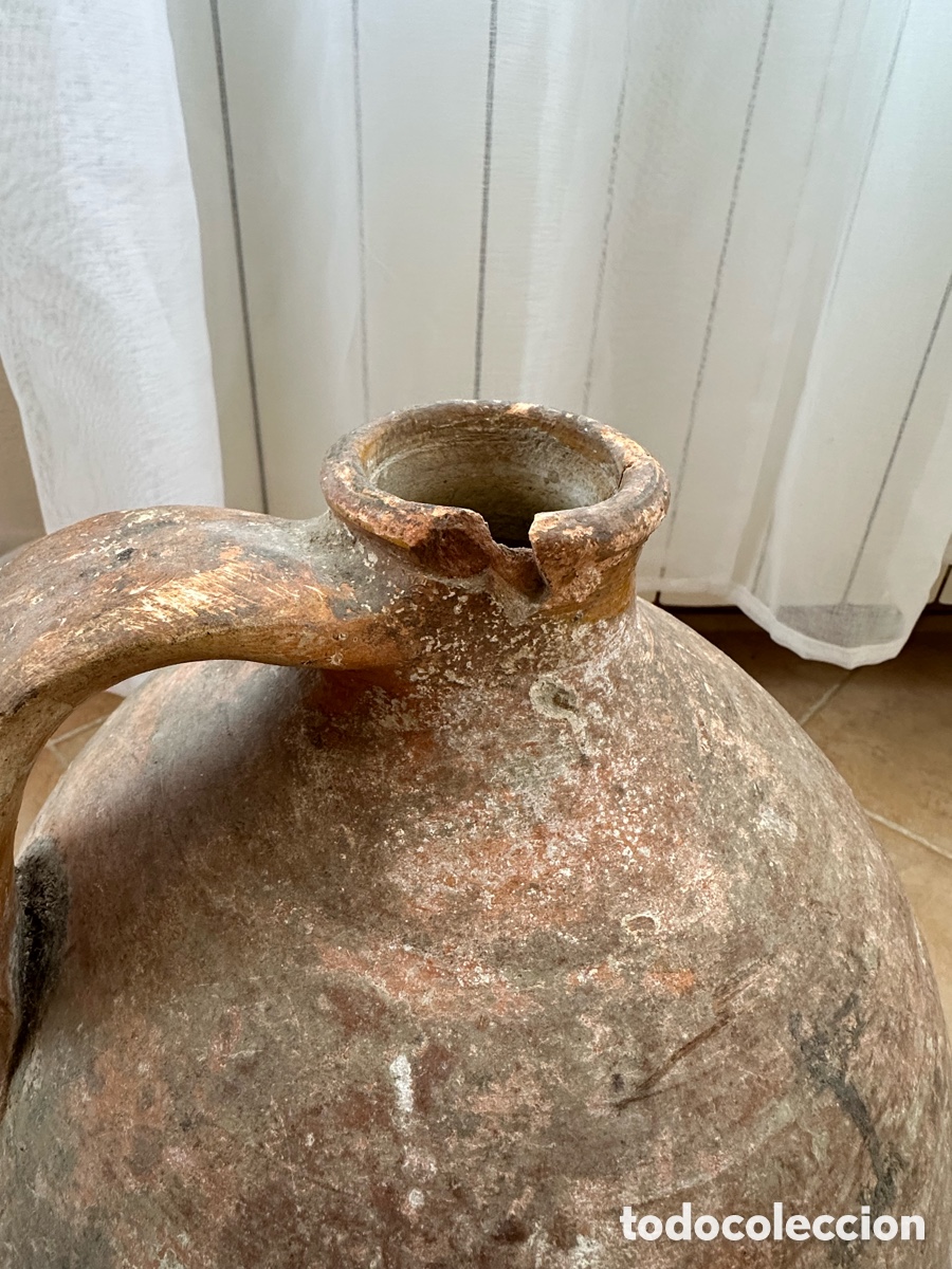 Antig&uuml;edades: Antiguo c&aacute;ntaro de barro - Foto 6