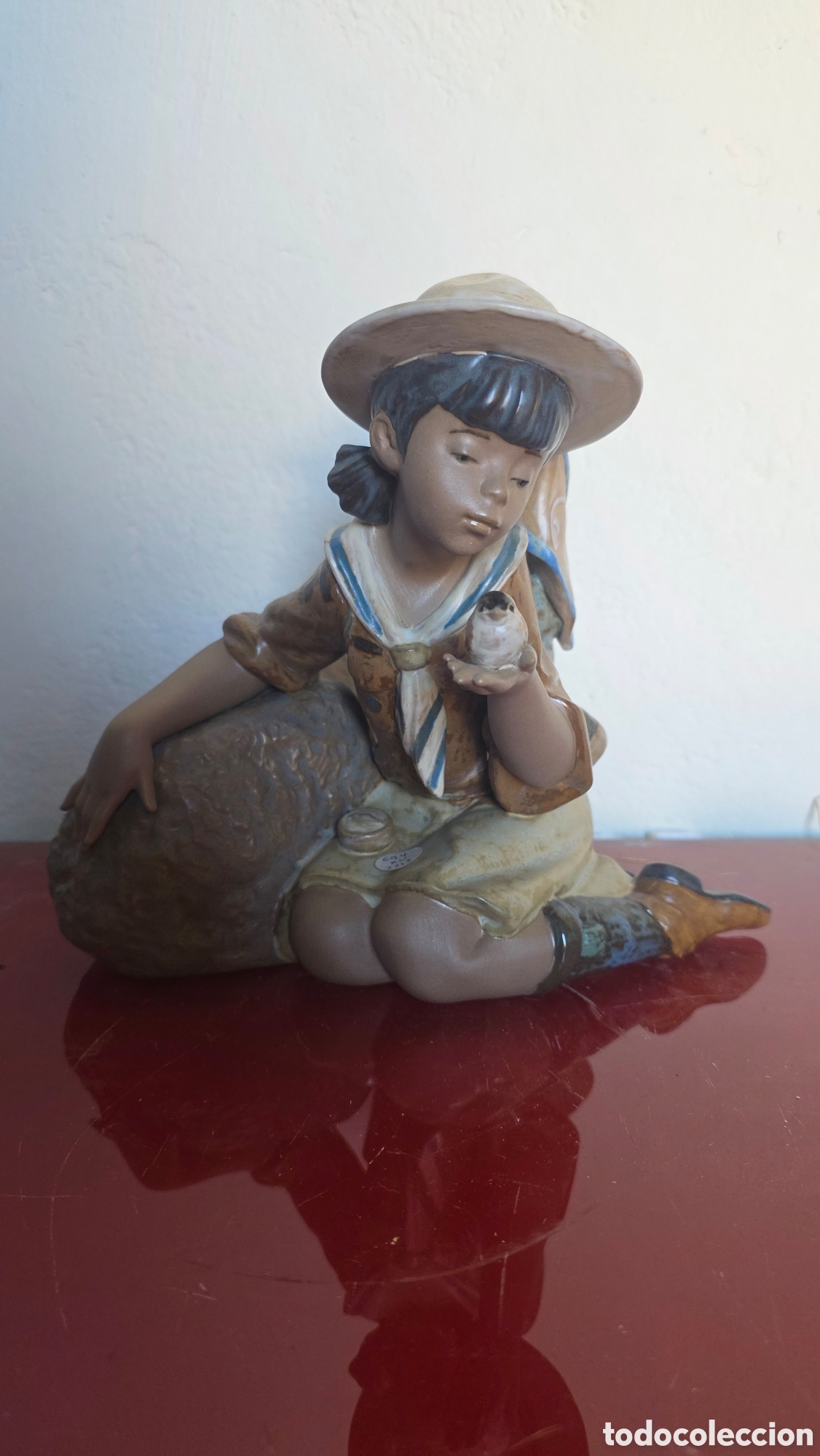 Antiquit&auml;ten: Figura porcelana gres lladro boy scout