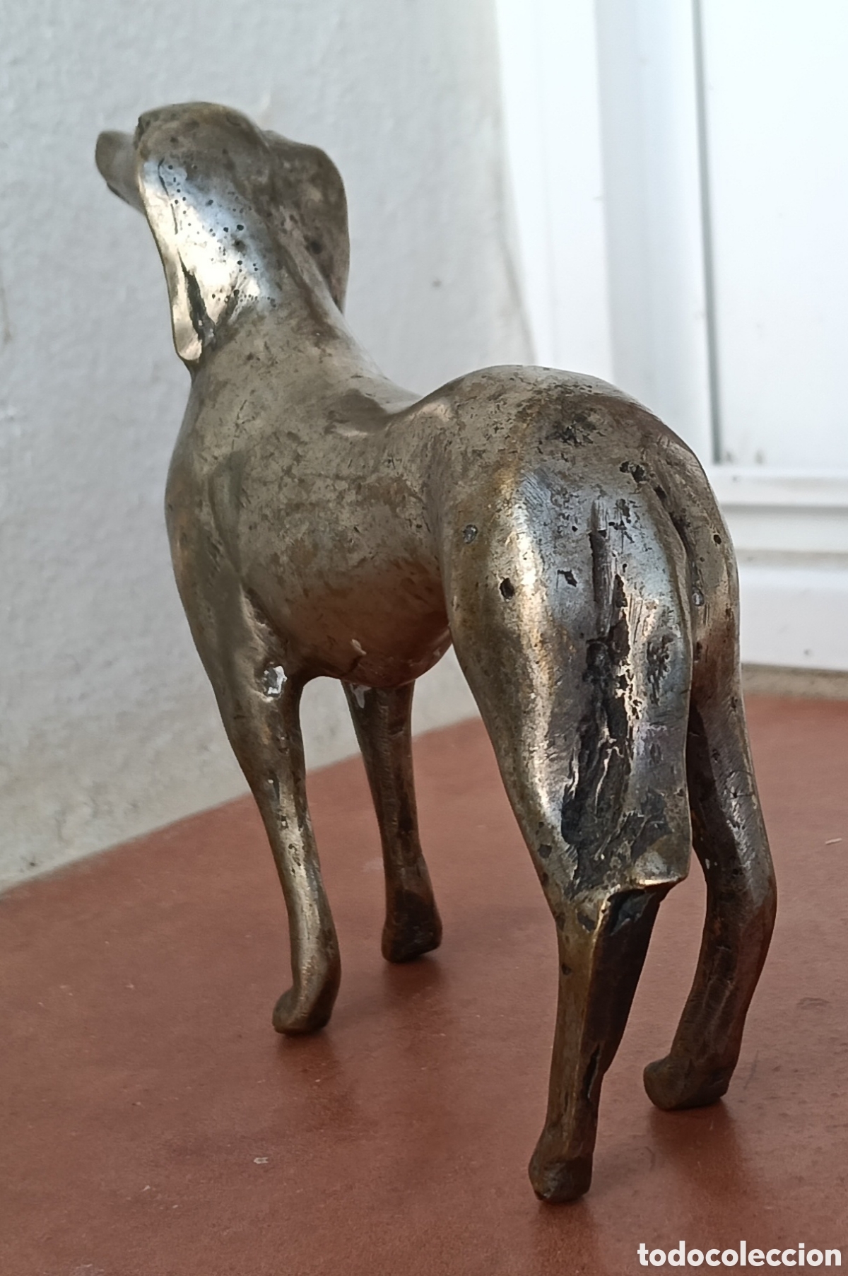 Antig&uuml;edades: Perro de bronce, plateado - Foto 5